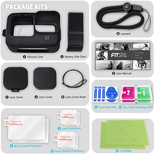 FitStill Silicone Case & Accessories for GoPro
