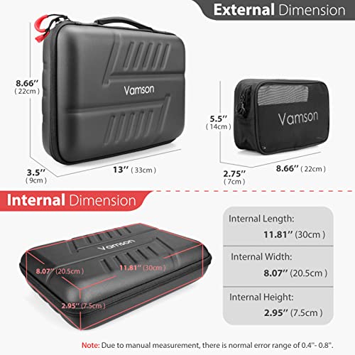Vamson Hard Case for GoPro and Action Cameras
