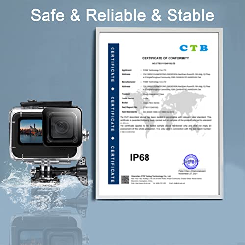 Waterproof Case for GoPro Hero 12/11/10/9