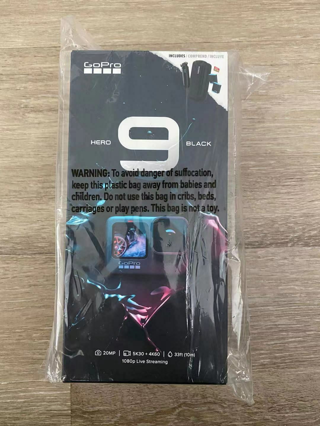 GoPro Hero 9 5K Action Camera Bundle, Black