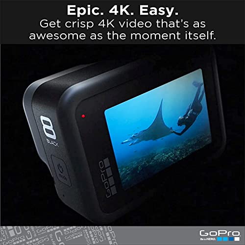 GoPro HERO8 Black Waterproof Action Camera Bundle