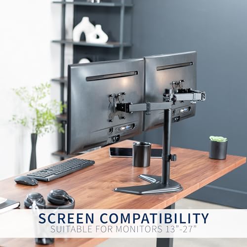 VIVO Dual Monitor Desk Stand for 27-inch Screens