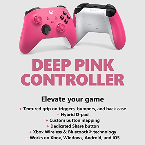 Deep Pink Wireless Controller for Xbox Series X|S