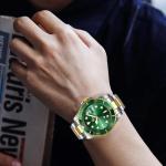 FANMIS Two-Tone Quartz Watch with Luminous Dial