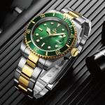 FANMIS Two-Tone Quartz Watch with Luminous Dial