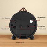 Peakeep 4" Antique Gold Analog Alarm Clock