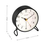 Tinload 4.5" Retro Silent Alarm Desk Clock