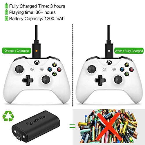 Rechargeable Battery Pack for Xbox Controllers - 2 Pack