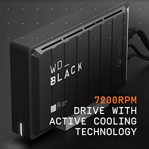 WD_BLACK D10 Game Drive for Xbox - 12TB