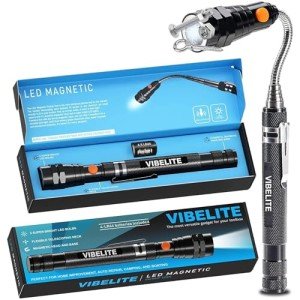 VIBELITE Extendable Magnetic Flashlight and Pickup Tool