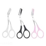 Stainless Steel Eyebrow Trimmer Scissors with Comb