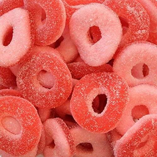 Watermelon Gummy Candy Rings, 5 Pounds