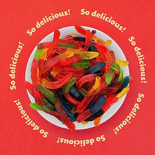 Real Fruit Juice Gummy Worms - 2 Pound Bag