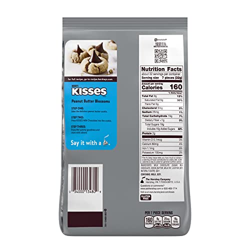 Hershey's Milk Chocolate Kisses Party Bag
