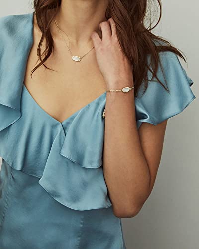 Kendra Scott Elaina Peridot Link Chain Bracelet