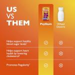 Psyllium Husk Fiber Supplement, Sugar-Free, Orange Flavor