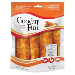 Good ‘n’ Fun Triple Flavor Rolls for Dogs