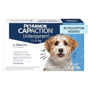 PetArmor Capaction Flea Treatment for Small Dogs