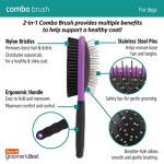 Hartz Combo Dog Brush for Easy Grooming