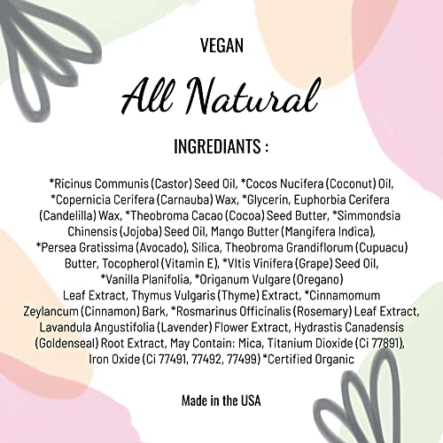 Mom's Secret Vegan Organic Lipstick - Precious Pink