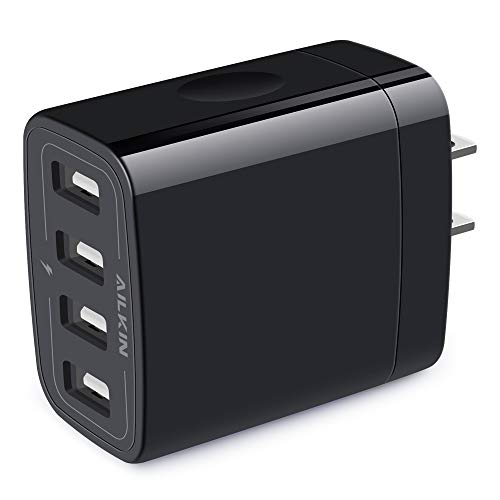 Ailkin 4.8A Multi-Port Fast USB Wall Charger