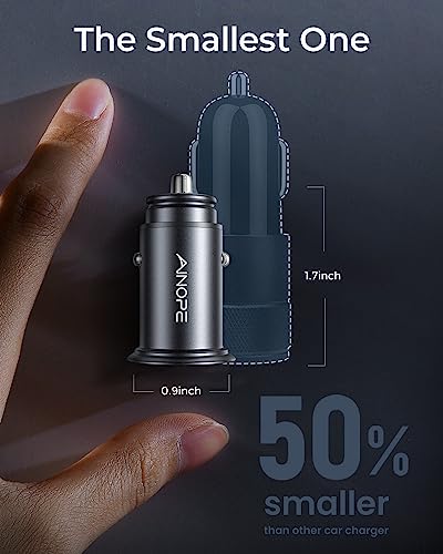 AINOPE Compact 4.8A Fast Charge Car Charger