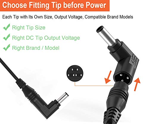 90W Universal Portable Laptop Charger with 15 Tips