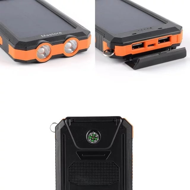 Waterproof 2,000,000mAh Solar Power Bank for Phones