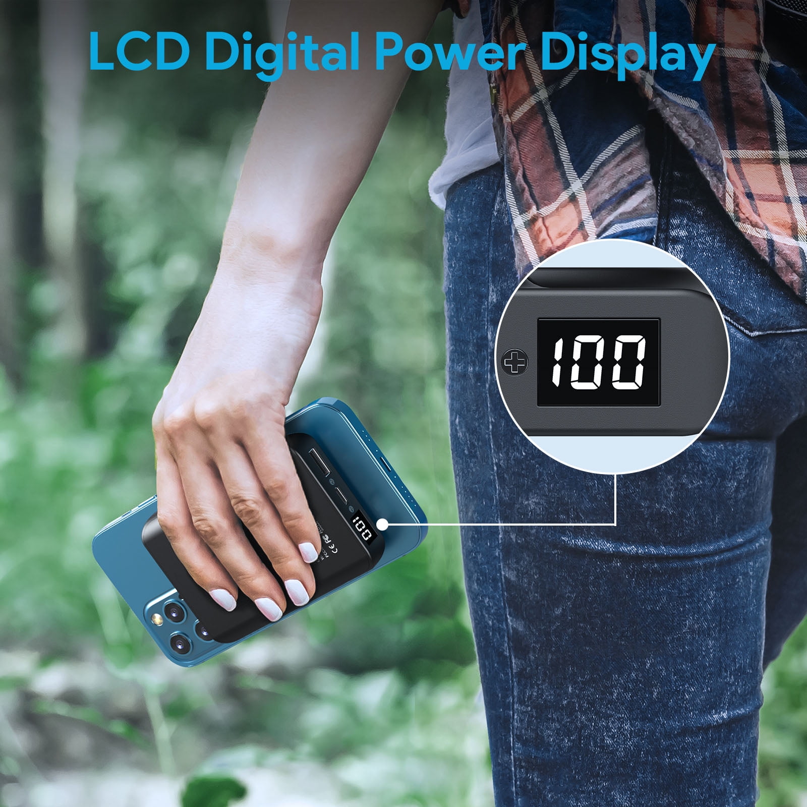 UUTO 10000mAh Magnetic Wireless Power Bank