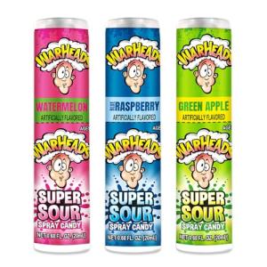 Warheads Super Sour Candy Spray Sampler Bundle