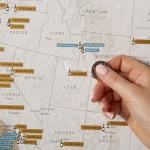 Scratch Off USA Map of Craft Breweries