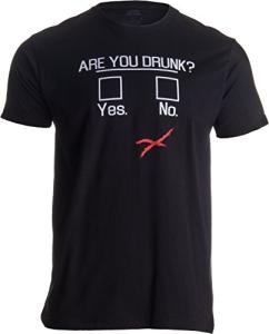 Funny "You Drunk?" Beer Humor T-Shirt - X-Large Black