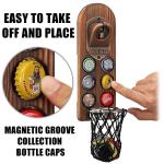 Personalized Wooden Beer Bottle Opener Wall Mount