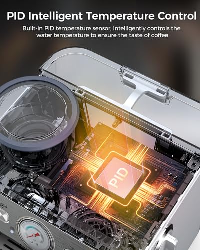 COWSAR 15-Bar Espresso Machine with Grinder and Frother