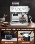 COWSAR 15-Bar Espresso Machine with Grinder and Frother