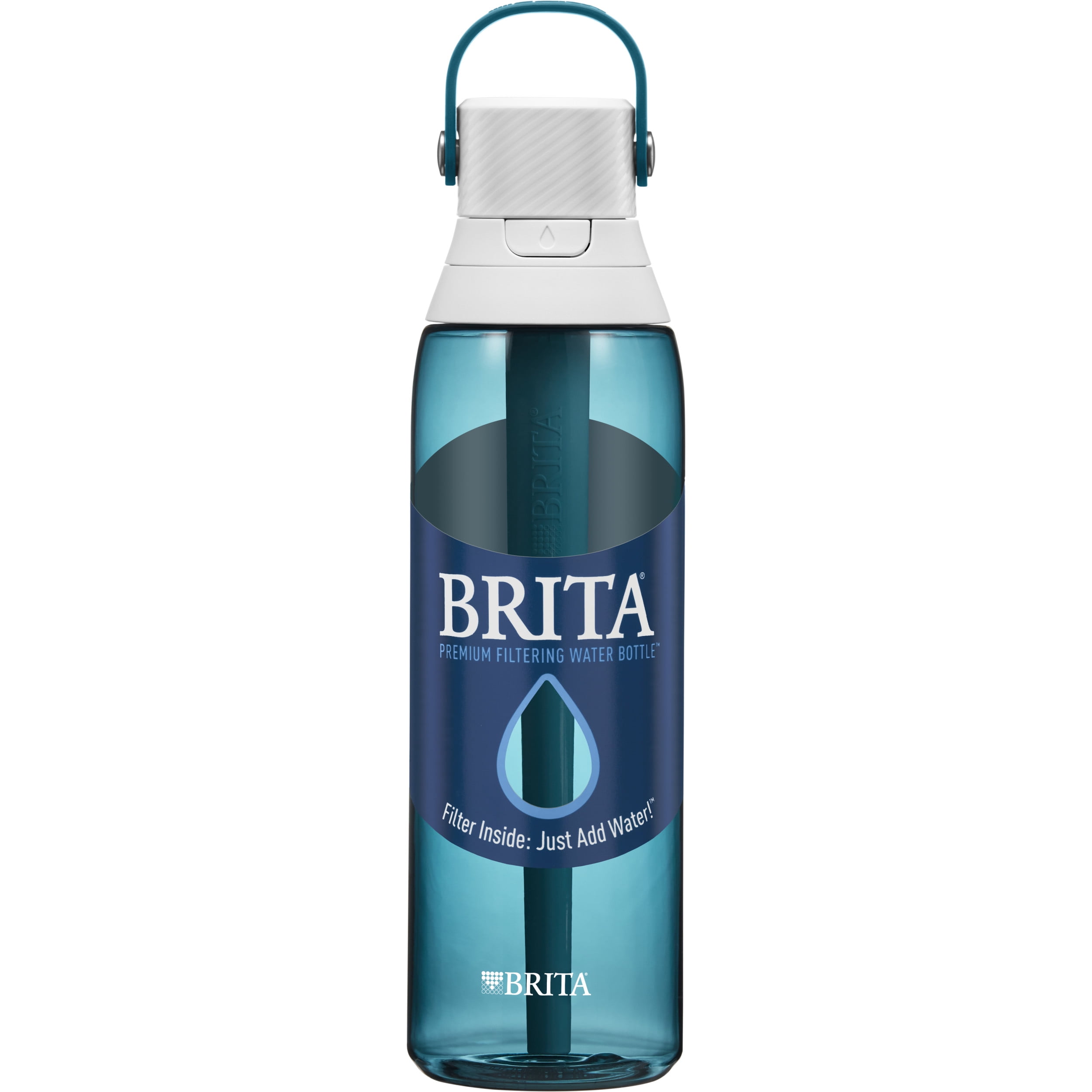 26 Oz Brita Water Bottle with Filter, BPA Free