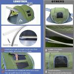 4-Person Waterproof Easy Pop-Up Tent with 2 Doors