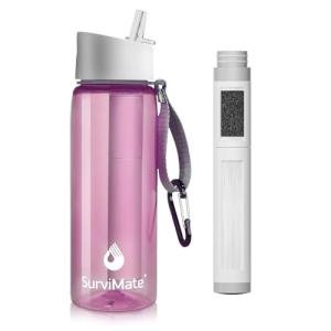 Survimate 5-Stage Portable Water Filter Bottle