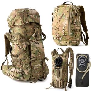 MT Military Large Rucksack with Detachable Assault Backpack