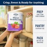 Augason Farms Freeze Dried Strawberries, 18 Servings
