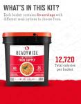 ReadyWise 60-Serving Emergency Food Supply Bucket