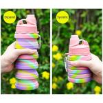 Collapsible Silicone Water Bottles - Two Pack
