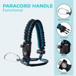 Insulated Water Bottle with Straw and Paracord Handle