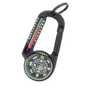 Ball Compass and Thermometer Carabiner for Outdoors