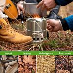 Ohuhu Portable Wood Burning Camping Stove