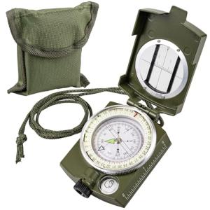 Pocket-Sized Waterproof Hiking Survival Compass