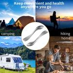 OUTXE Titanium Fork and Spoon Set for Camping