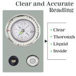 Pocket-Sized Waterproof Hiking Survival Compass