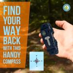 Tactical Paracord Bracelet with Compass and Fire Starter