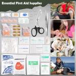 320 PCS Survival Kit with Tactical Molle Pouch